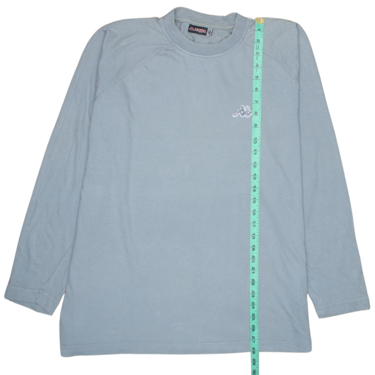 Kappa Men's Blue Long Sleeve Crew Neck Sports T-Shirt XL