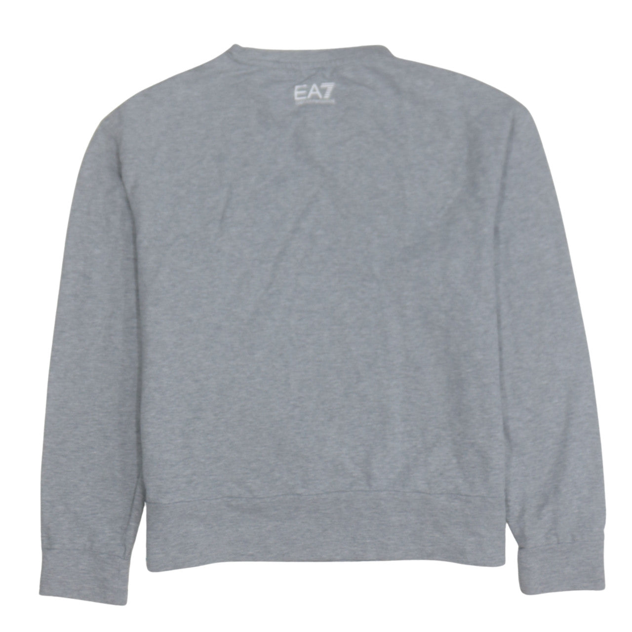 Emporio Armani Men’s Grey Logo Pullover Sweatshirt Size M