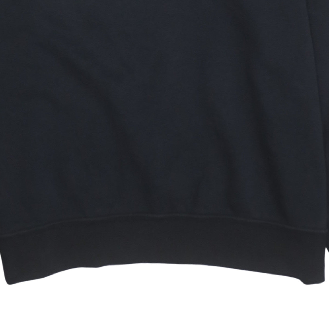 Nike Womens Black Medium Pullover Sweatshirt Cotton Blend Logo Print