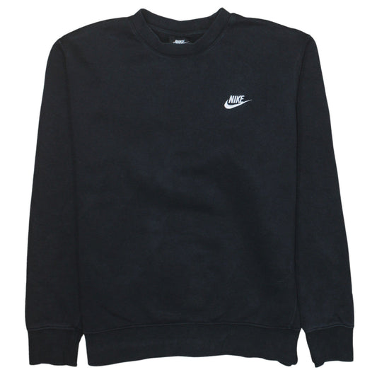 Nike Men's Black Crew Neck Pullover Sweatshirt Medium