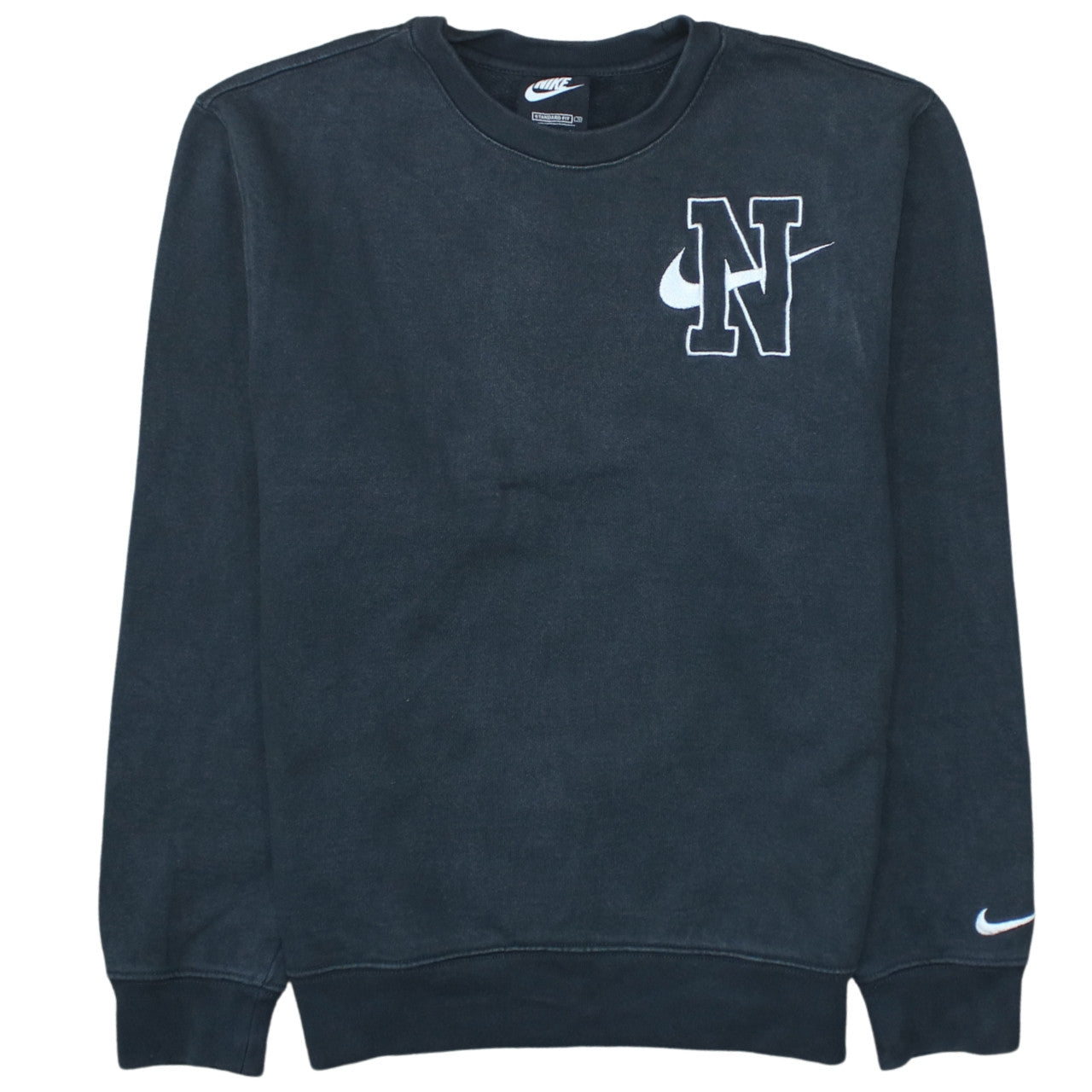 Nike Men's Black XS Pullover Embroidered Logo Sweatshirt
