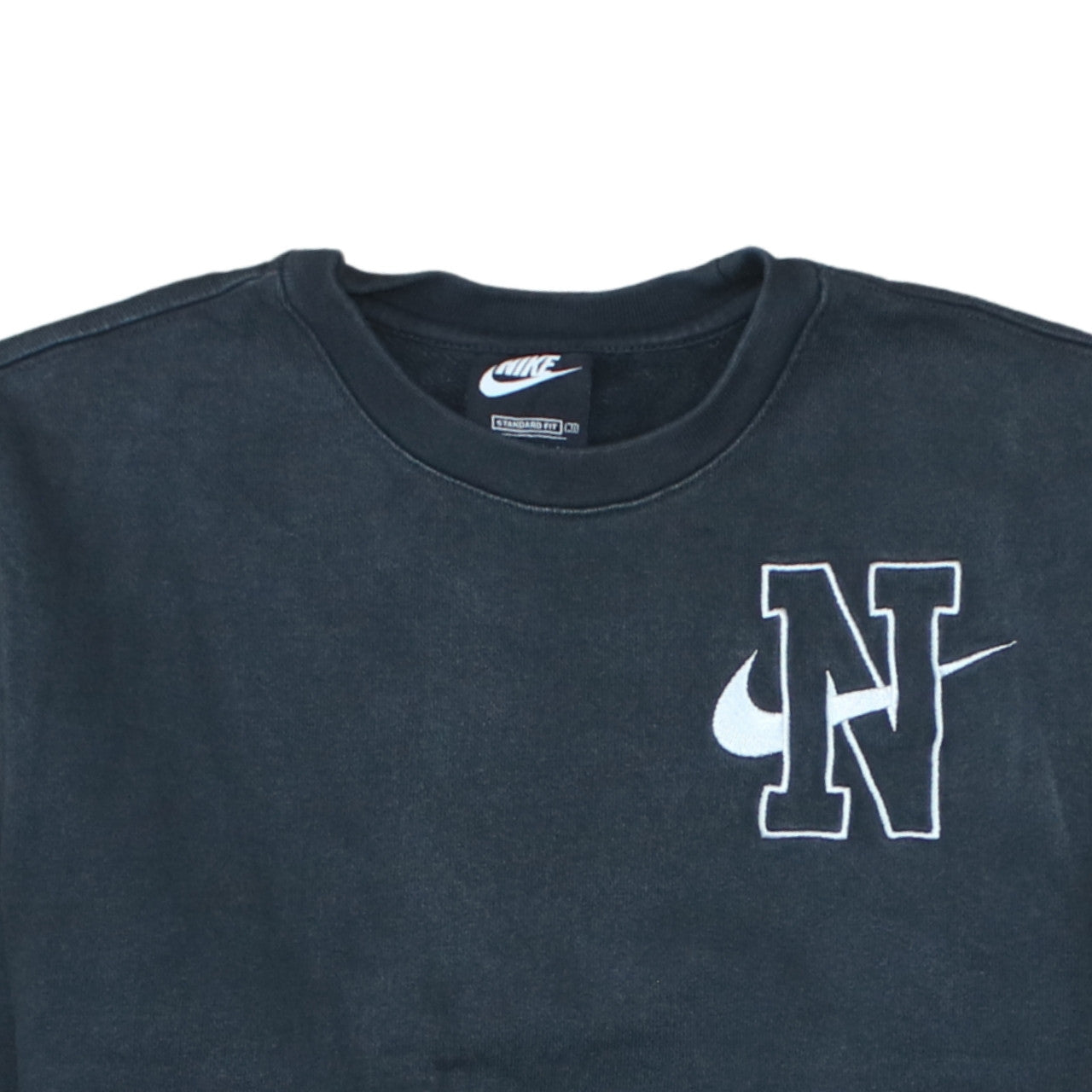 Nike Men's Black XS Pullover Embroidered Logo Sweatshirt
