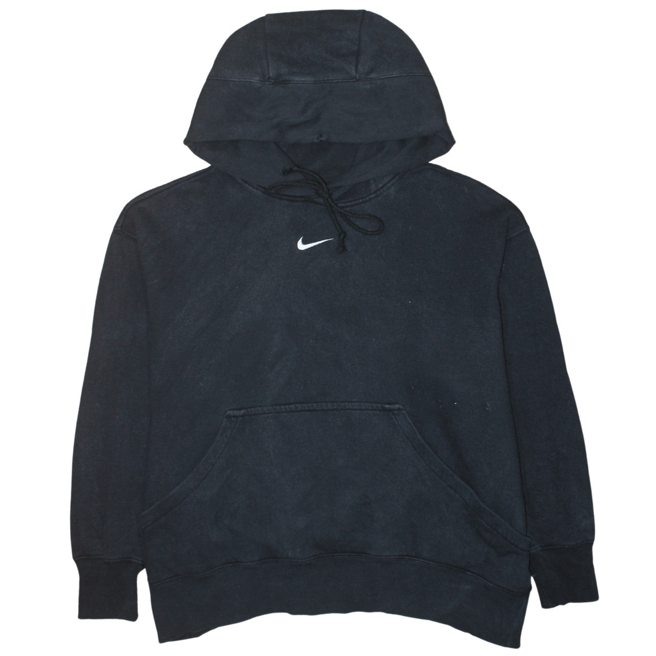 Nike Men's Black Pullover Hoodie M Logo Sports Fleece Sweatshirt