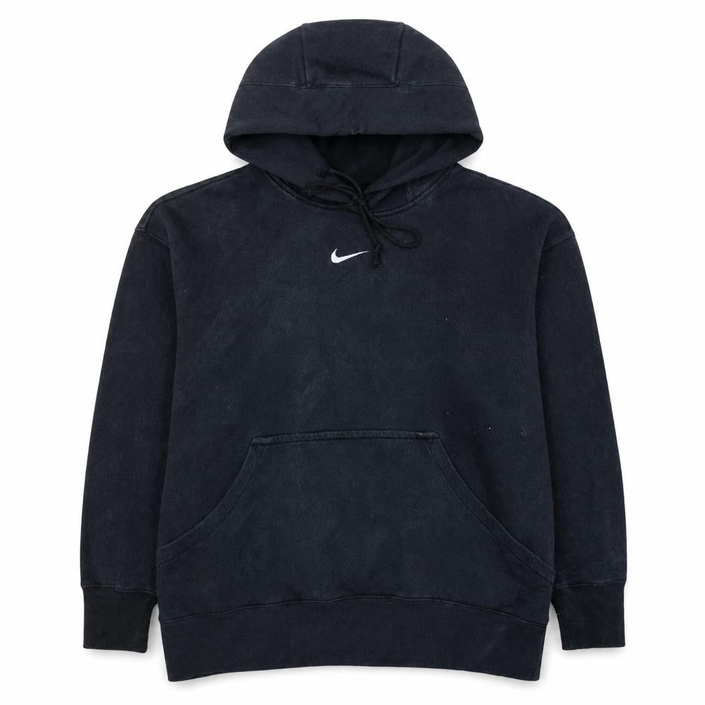 Nike Men's Black Pullover Hoodie M Logo Sports Fleece Sweatshirt