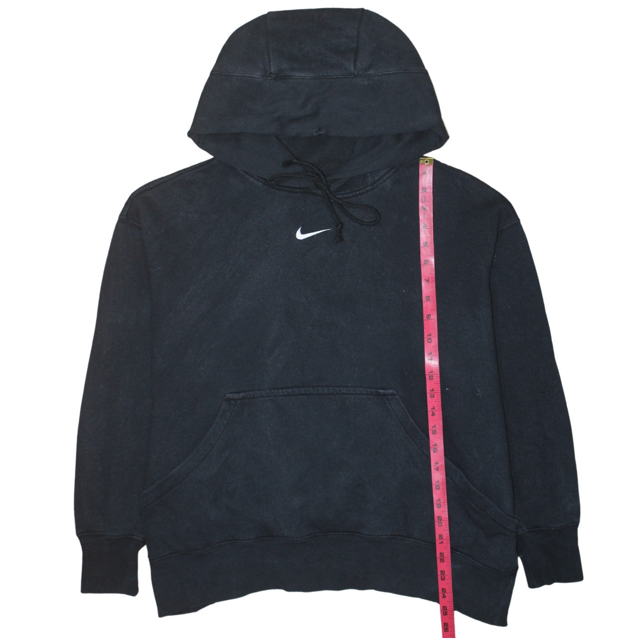 Nike Men's Black Pullover Hoodie M Logo Sports Fleece Sweatshirt