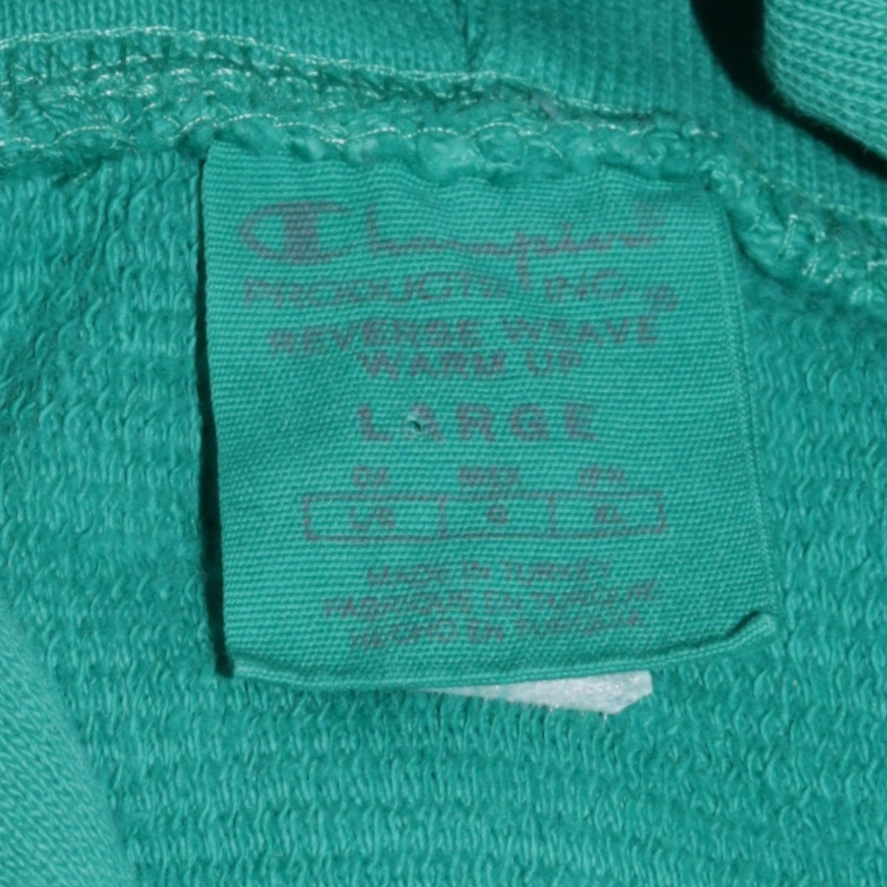 Champion Men's Green Pullover Hoodie Size L Classic Fit