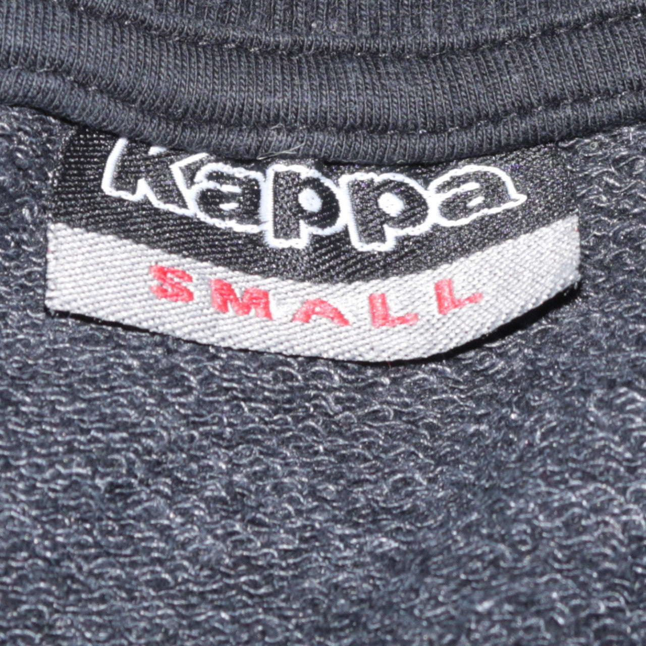 Kappa Men's Black Small Crew Neck Pullover Sweatshirt