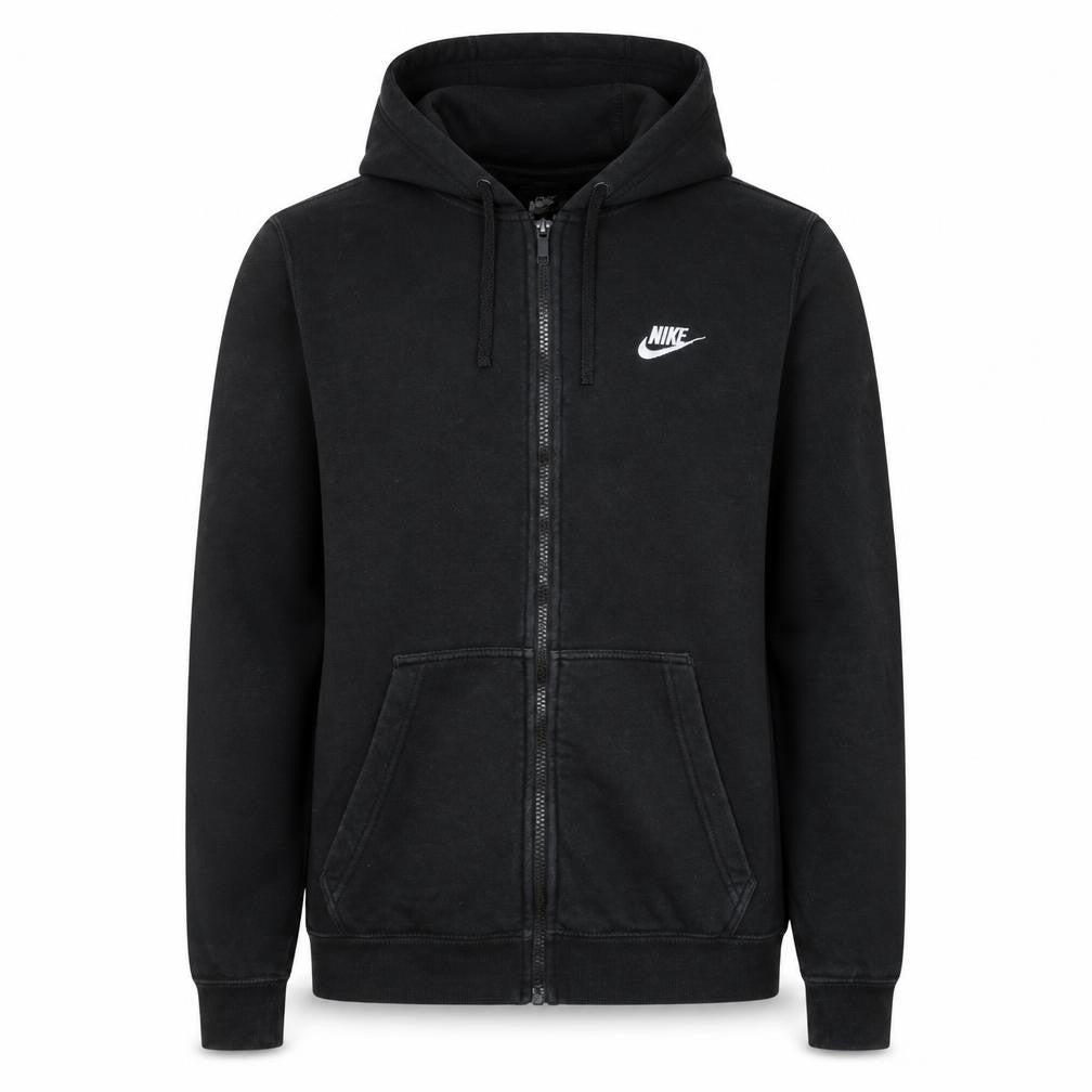 Nike Men's Black Full Zip Hoodie Size S Regular Fit Sportswear