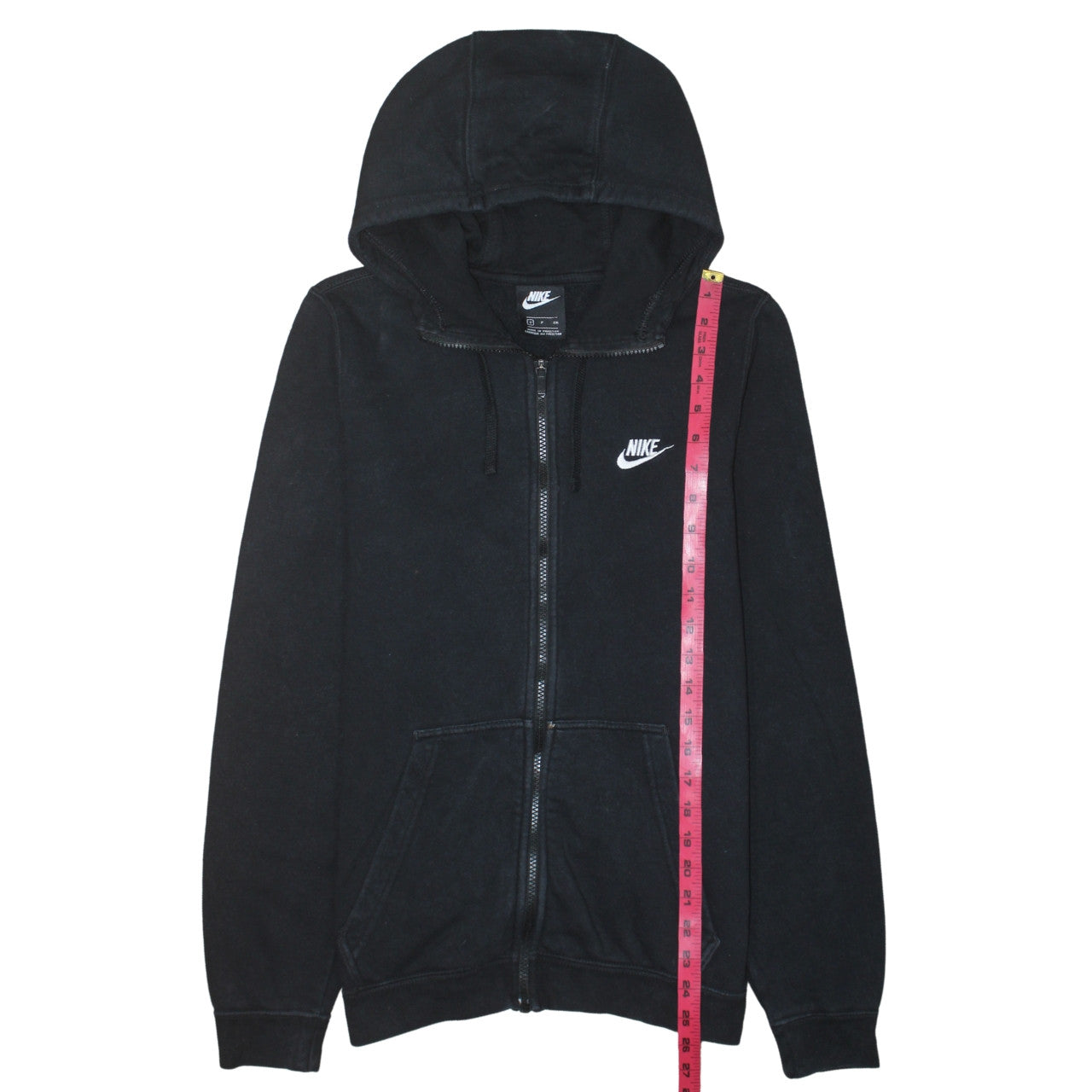 Nike Men's Black Full Zip Hoodie Size S Regular Fit Sportswear