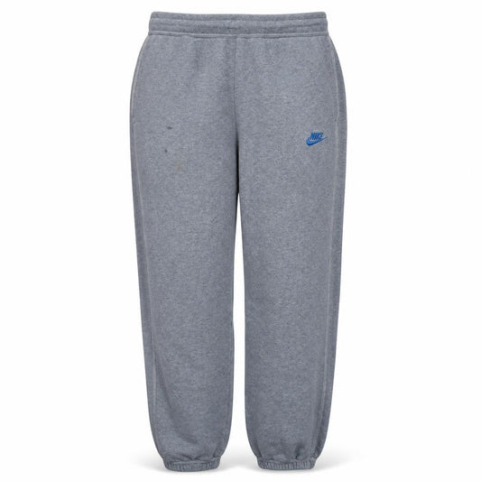 Nike Men's Grey M Fleece Sweatpants Regular Fit Elastic Waist