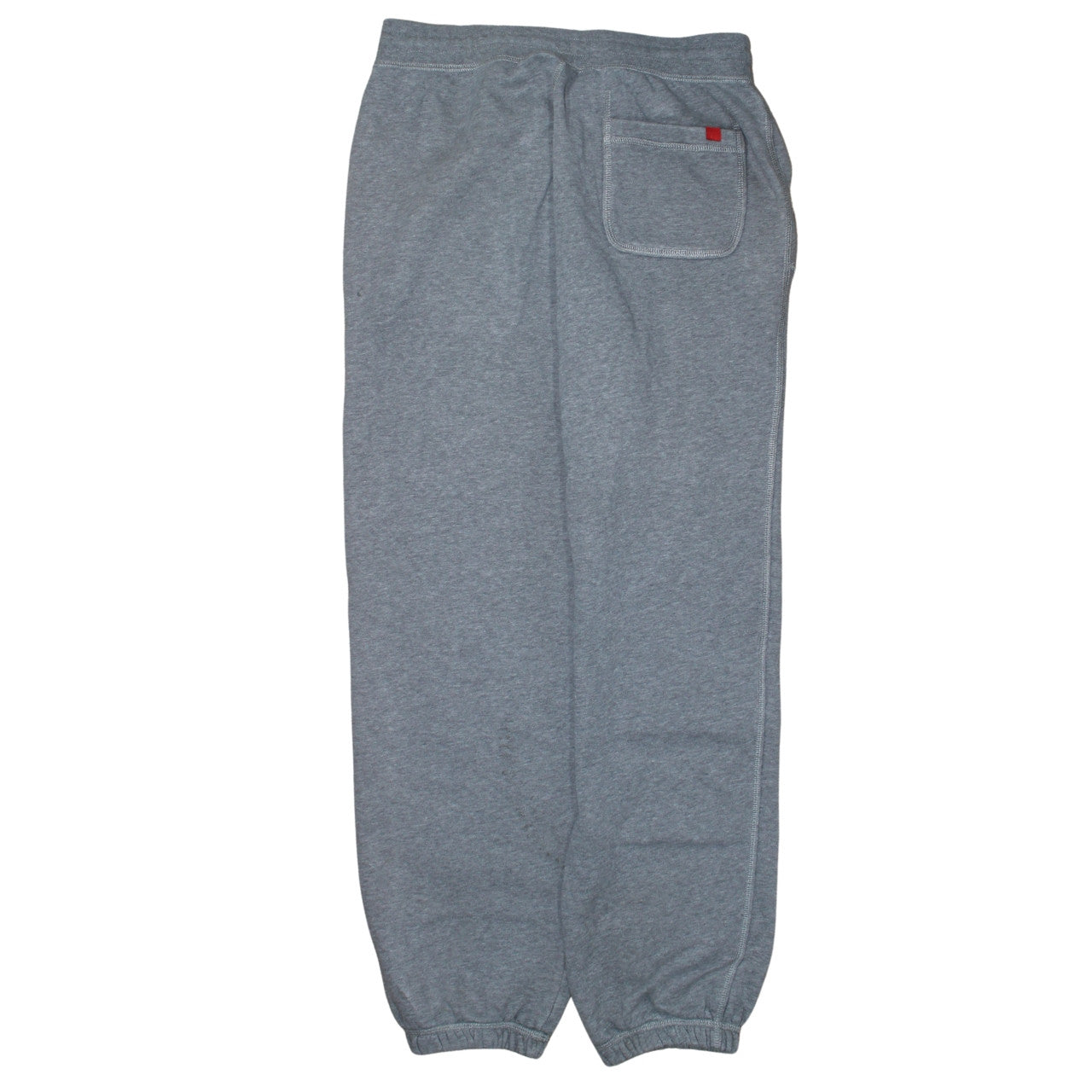 Nike Men's Grey M Fleece Sweatpants Regular Fit Elastic Waist