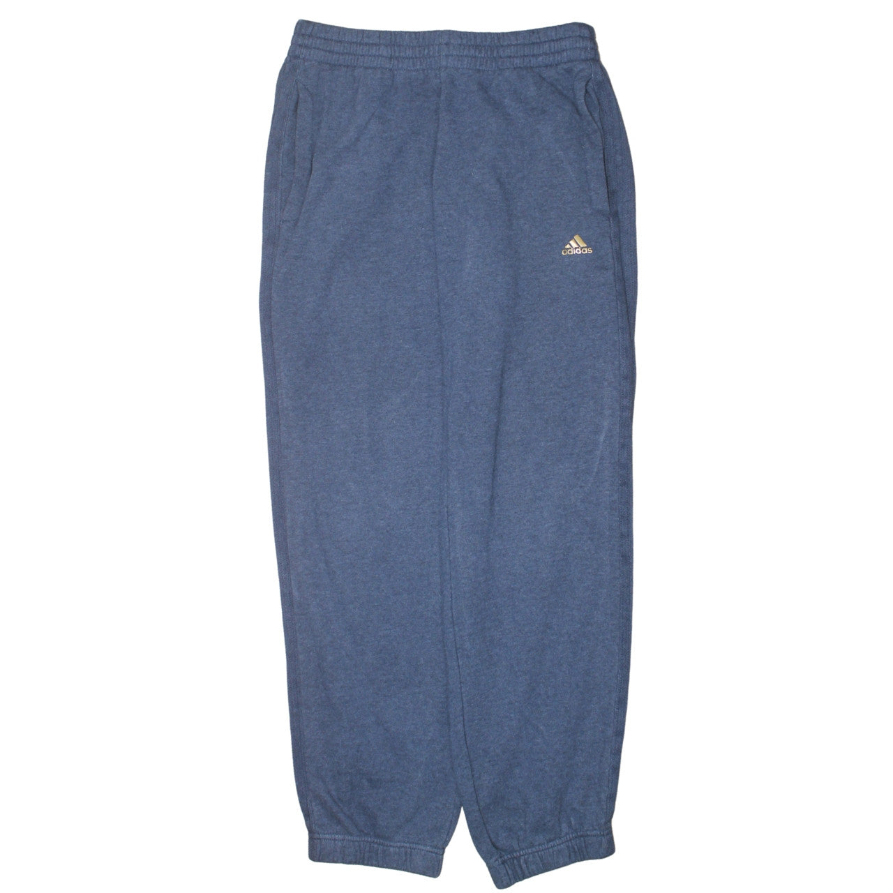 Adidas Womens Blue Sweatpants S Regular Fit Fleece Joggers