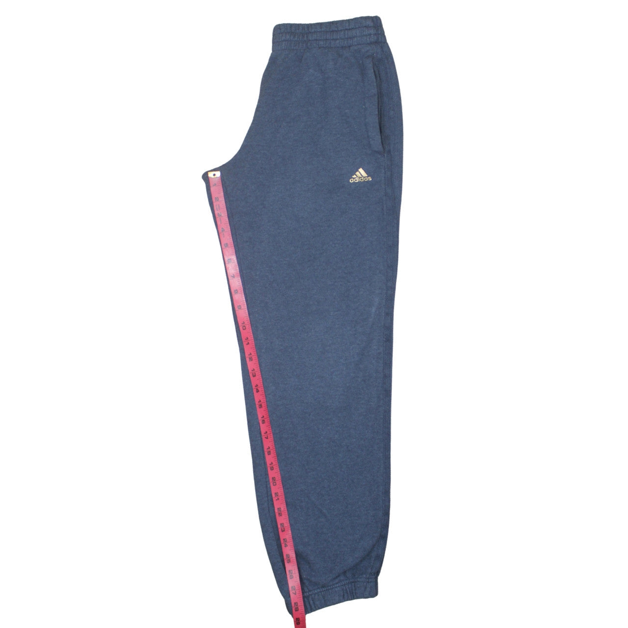 Adidas Womens Blue Sweatpants S Regular Fit Fleece Joggers