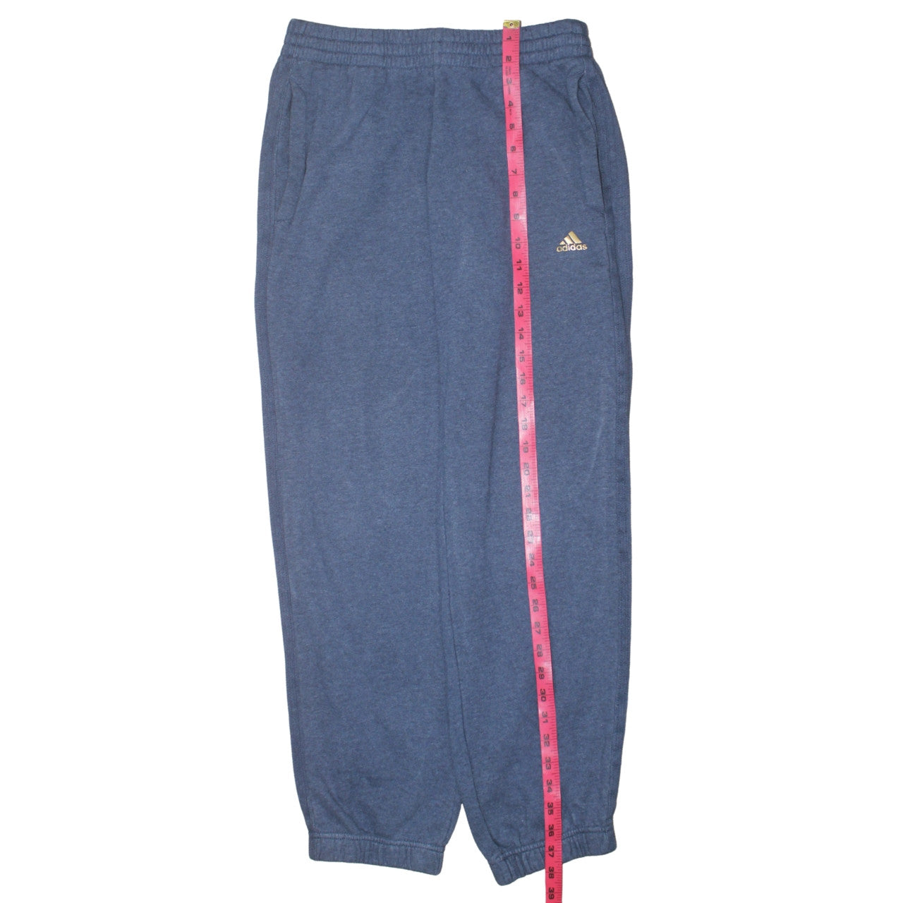 Adidas Womens Blue Sweatpants S Regular Fit Fleece Joggers