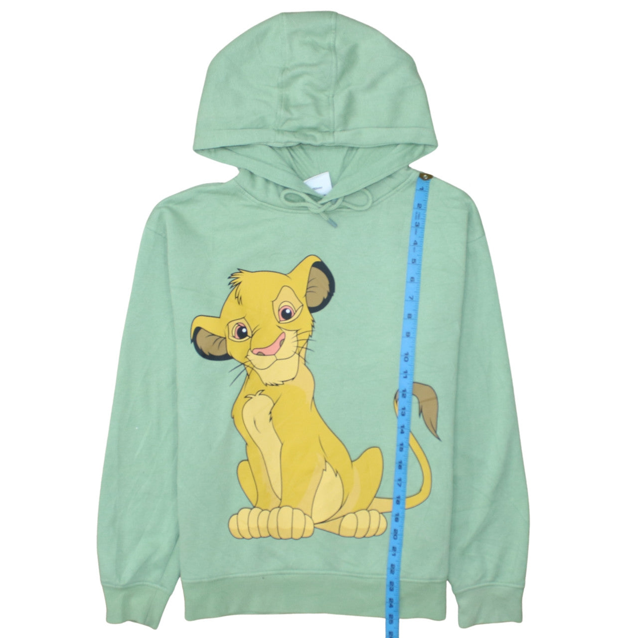 Disney Women Green Simba Pullover Hoodie Small UK 10-12 Casual