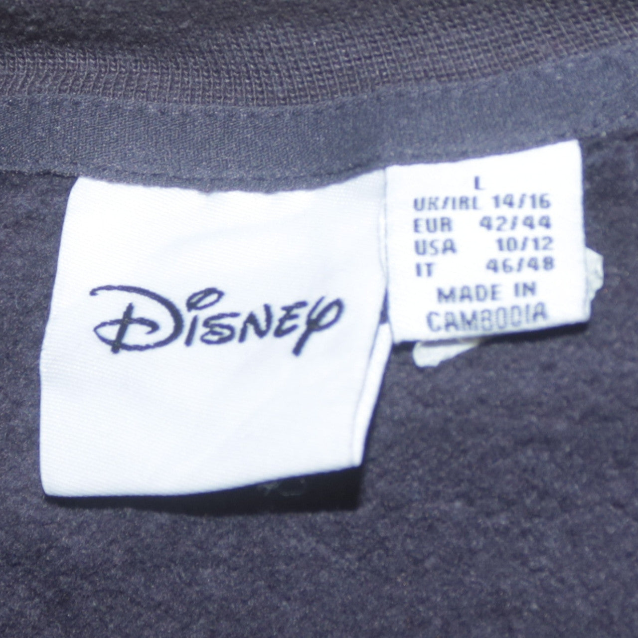 Disney Princess Women's Black Pullover Sweatshirt Size L