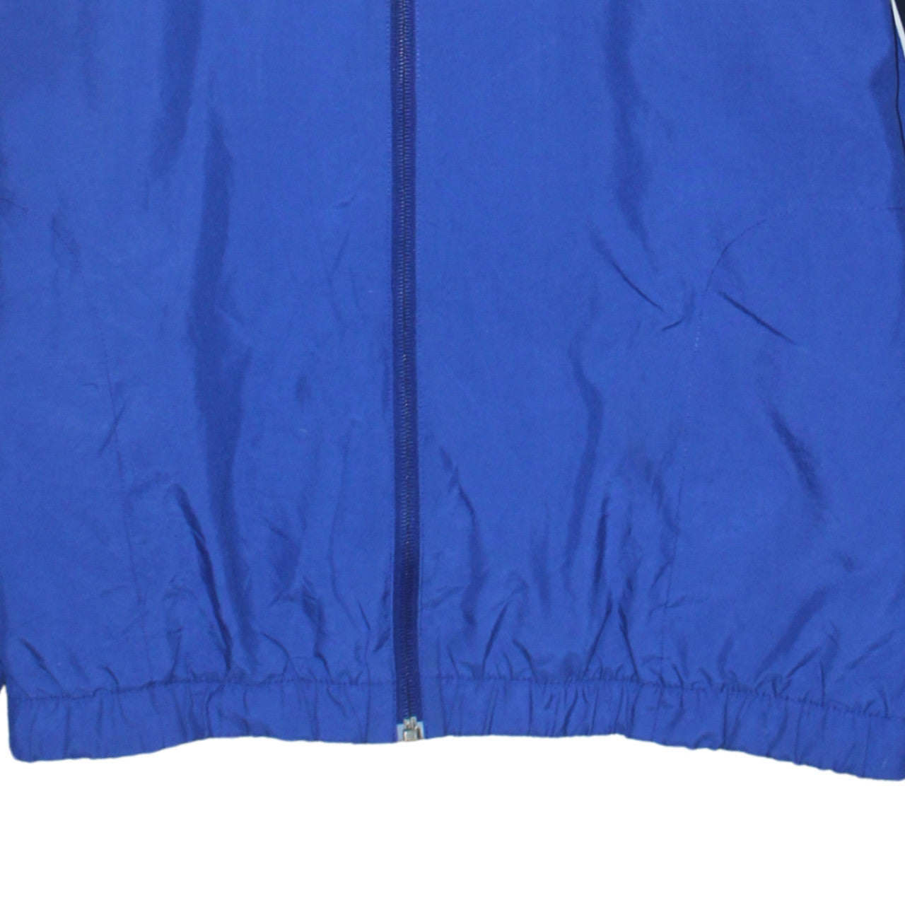 Nike Men's Blue Track Jacket Size L Polyester Full Zip Activewear