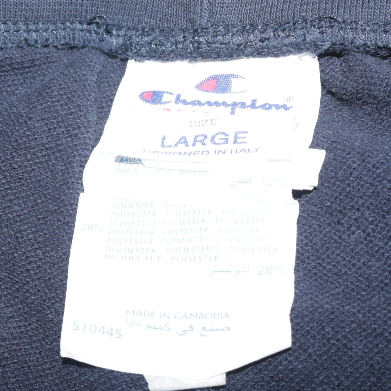 Champion Men's Black Large Sweatpants Fleece Tapered Joggers