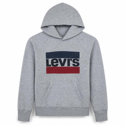 Levi's Mens Grey XS Pullover Hoodie Graphic Logo Sweatshirt