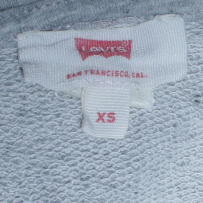 Levi's Mens Grey XS Pullover Hoodie Graphic Logo Sweatshirt