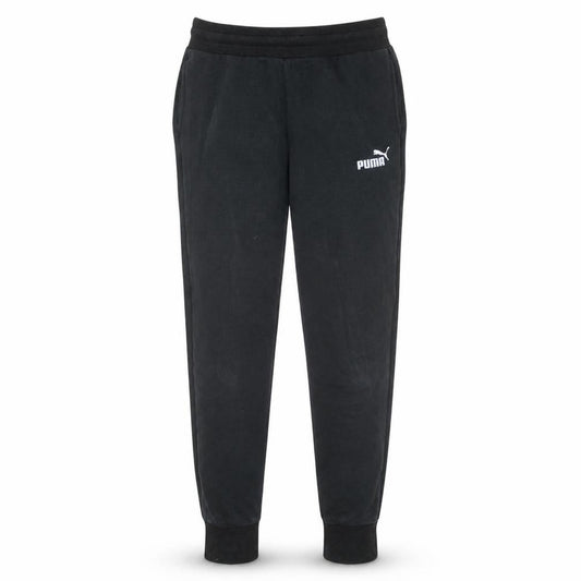 Front view of Puma Men's Black Jogger Trousers, size S, Regular Fit