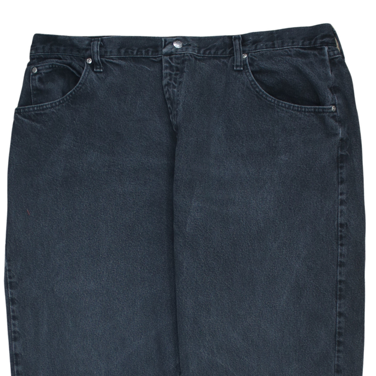 Wrangler Men's Black Relaxed Fit Denim Jeans 42x30 Straight Leg