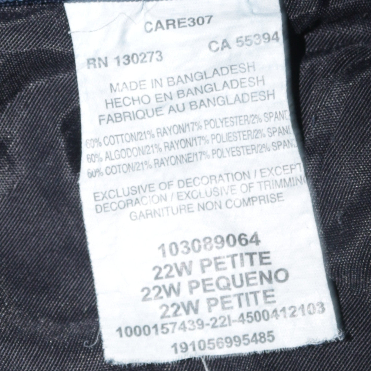 Lee Women’s Blue Flex Motion Straight Leg Petite Jeans Size 22W