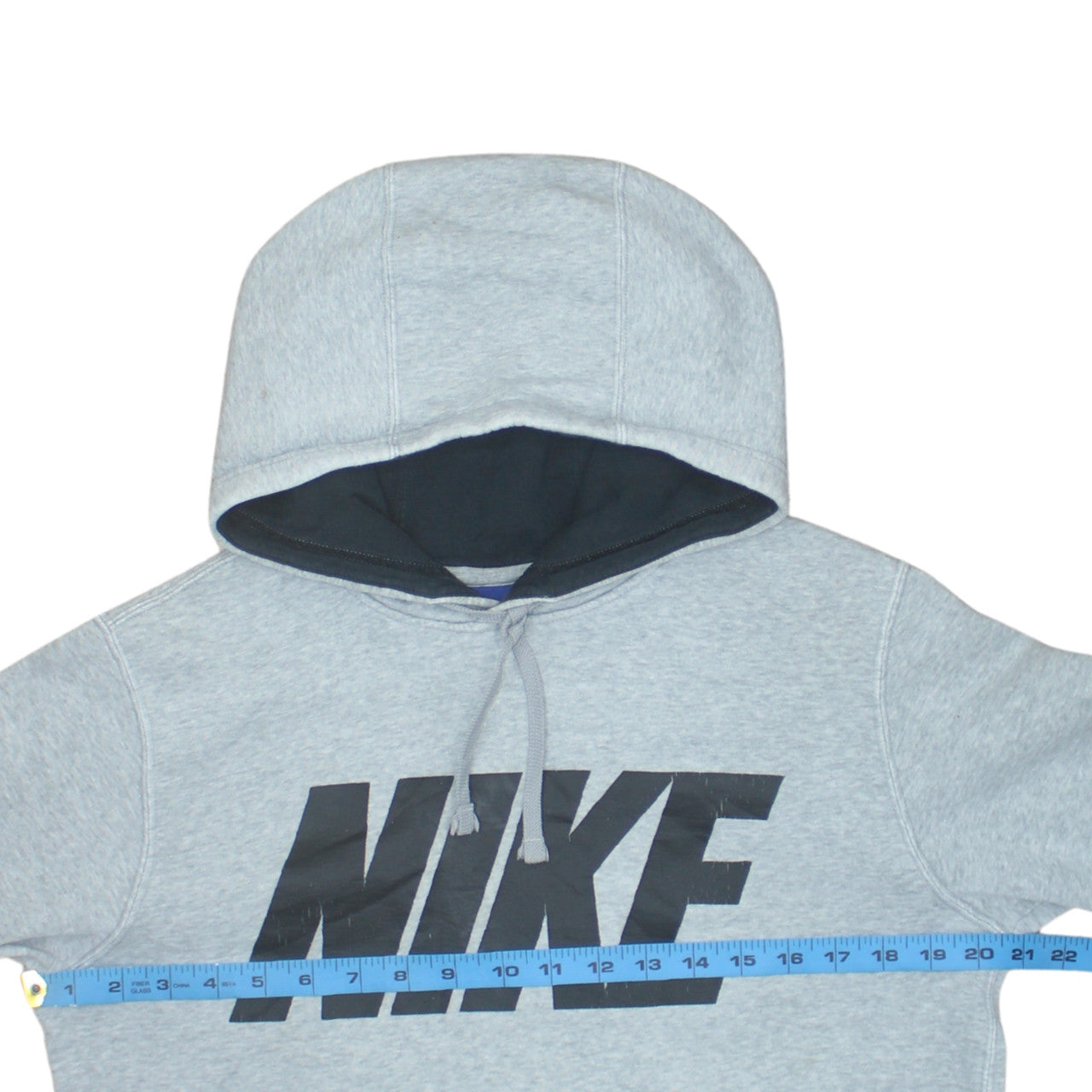 Nike Men's Grey Pullover Hoodie Small Graphic Sports Fleece