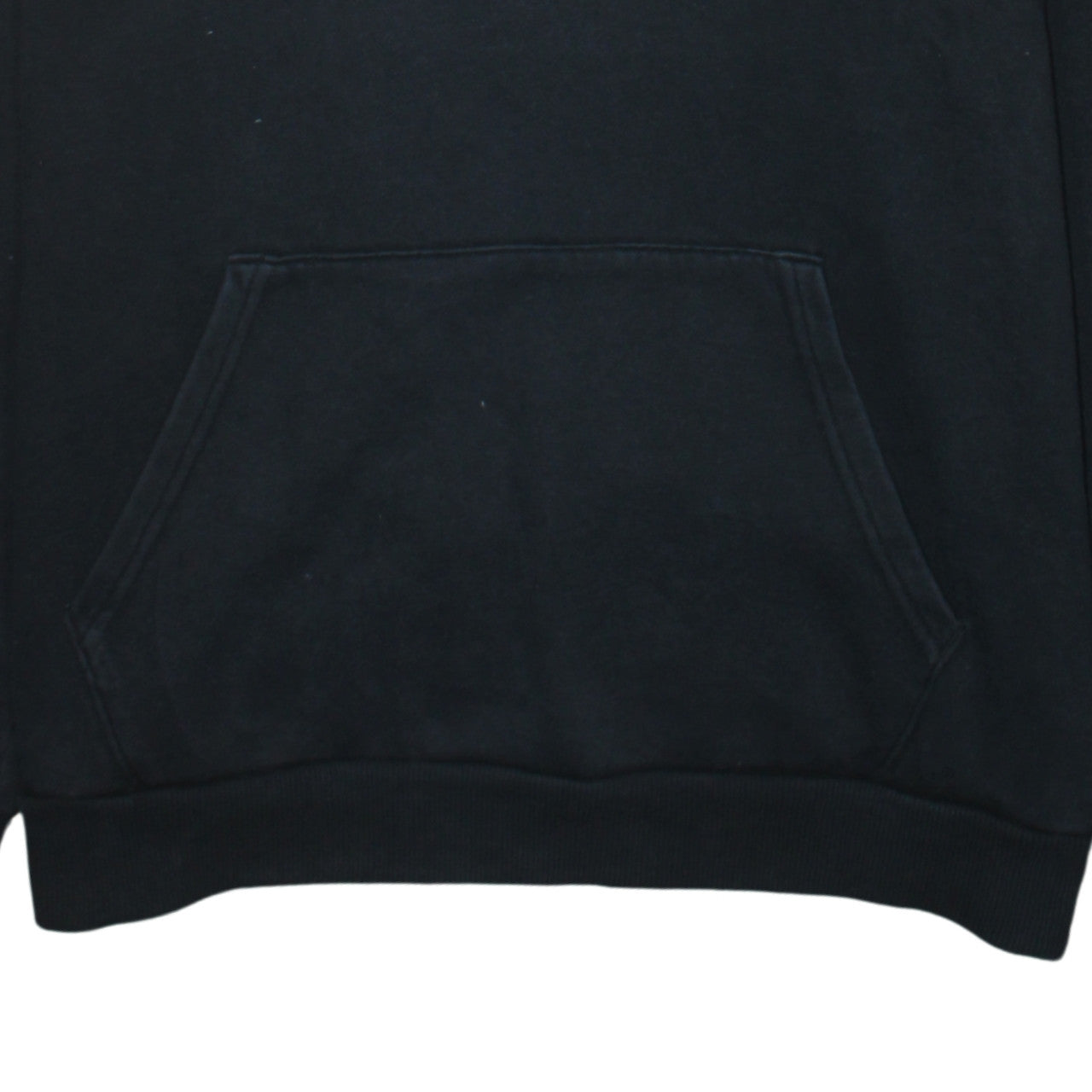 Puma Men's Black Pullover Hoodie L Regular Fit Sports Logo Fleece