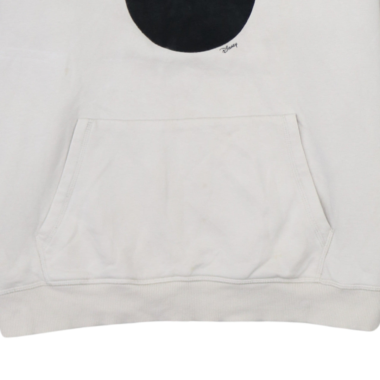 H&M Disney Women’s Beige Mickey Hoodie M Cotton Blend Pullover