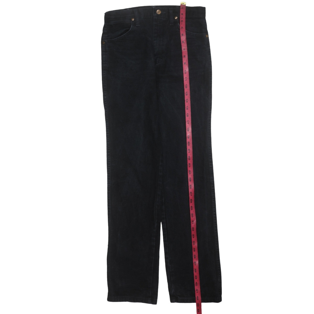 Wrangler Men's Black Straight Leg Denim Jeans 30x32 Regular Fit