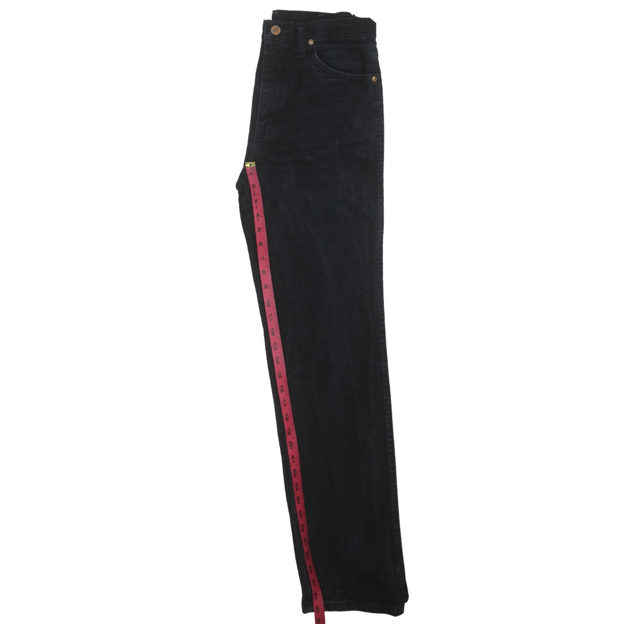 Wrangler Men's Black Straight Leg Denim Jeans 30x32 Regular Fit