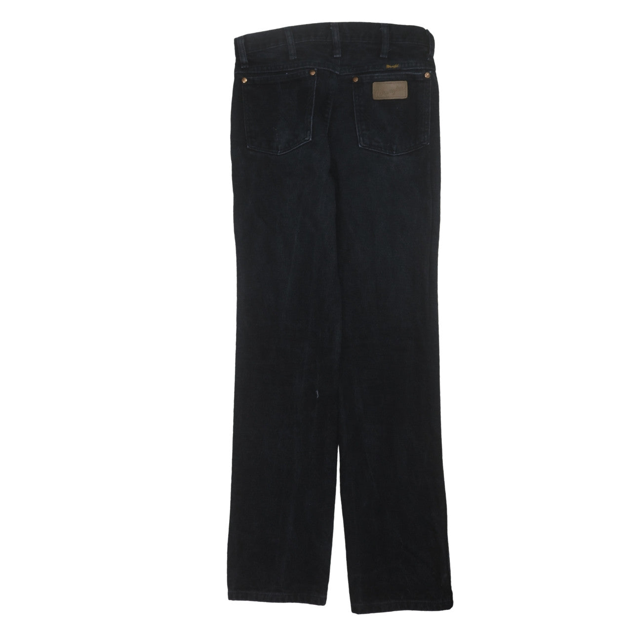 Wrangler Men's Black Straight Leg Denim Jeans 30x32 Regular Fit