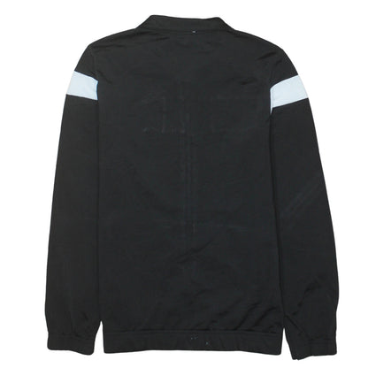 Brand and care label for Puma boys’ black full zip sweatshirt 13-14 years colourblock logo jacket