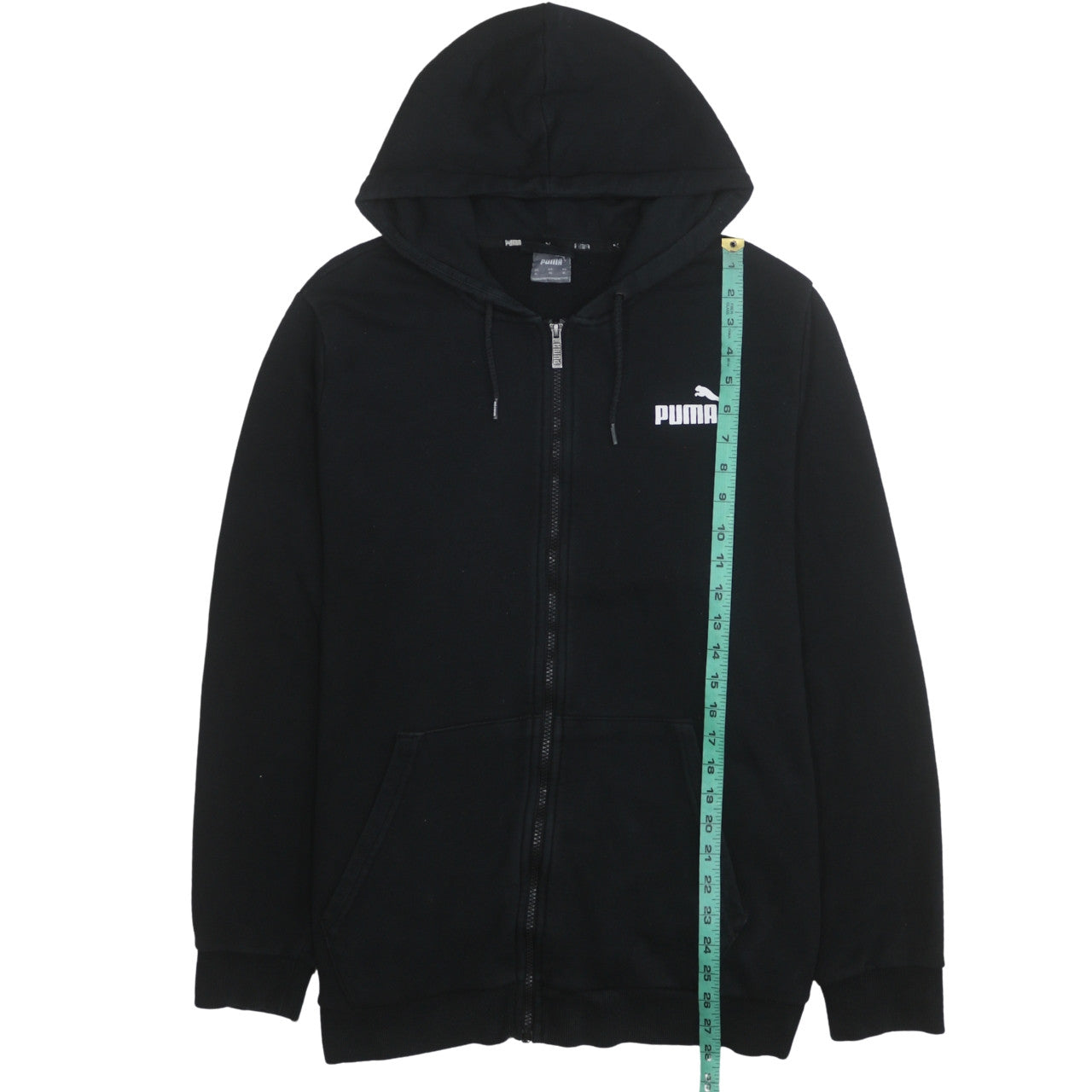 Puma Mens Black Full Zip Hoodie XL Regular Fit Sportswear