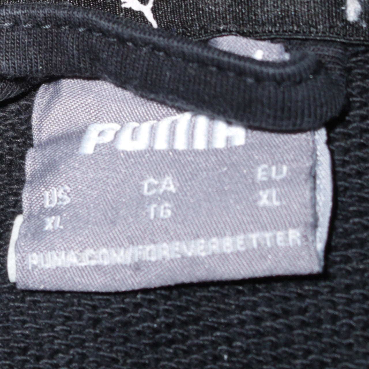 Puma Mens Black Full Zip Hoodie XL Regular Fit Sportswear