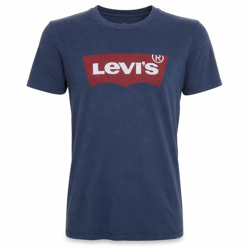 Levi's Men's Blue Graphic Logo Cotton T-Shirt Size S Regular Fit