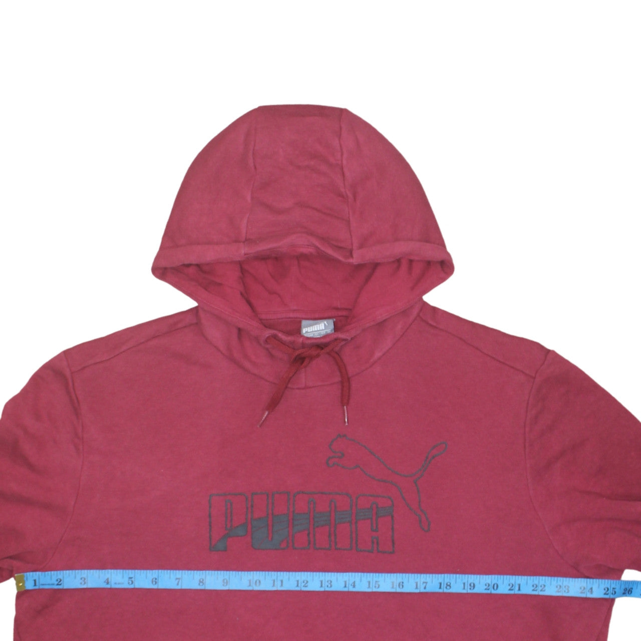 Puma Men Red XL Pullover Hoodie Sports Fleece Sweatshirt