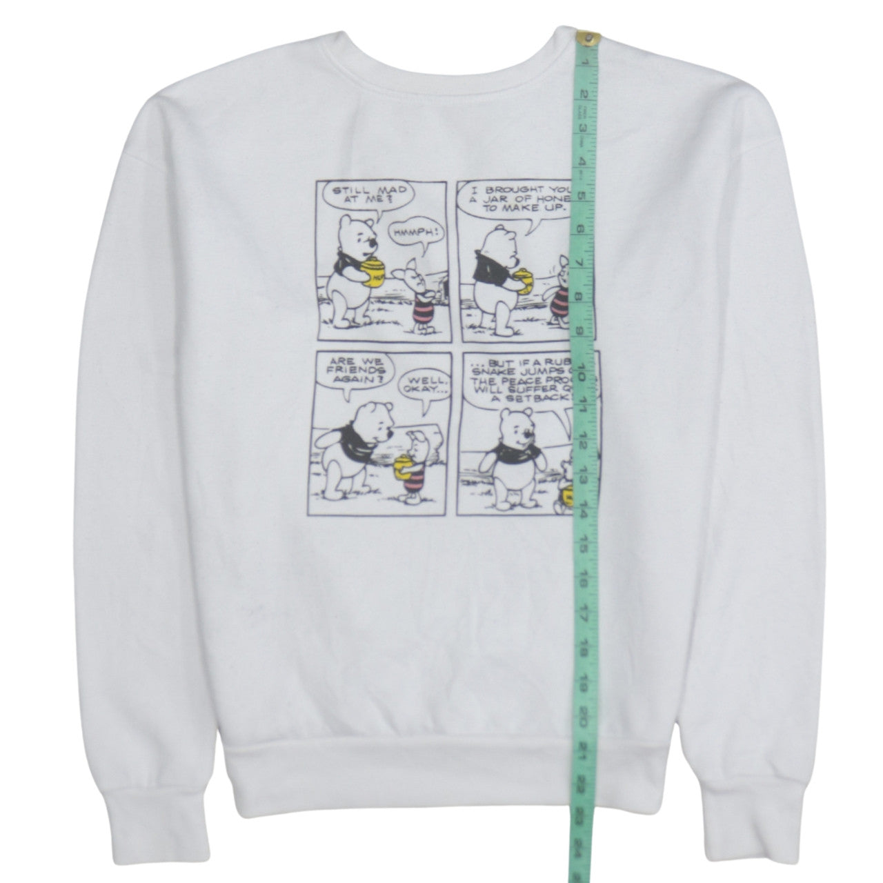 Disney Primark Women White XS Winnie the Pooh Graphic Sweatshirt