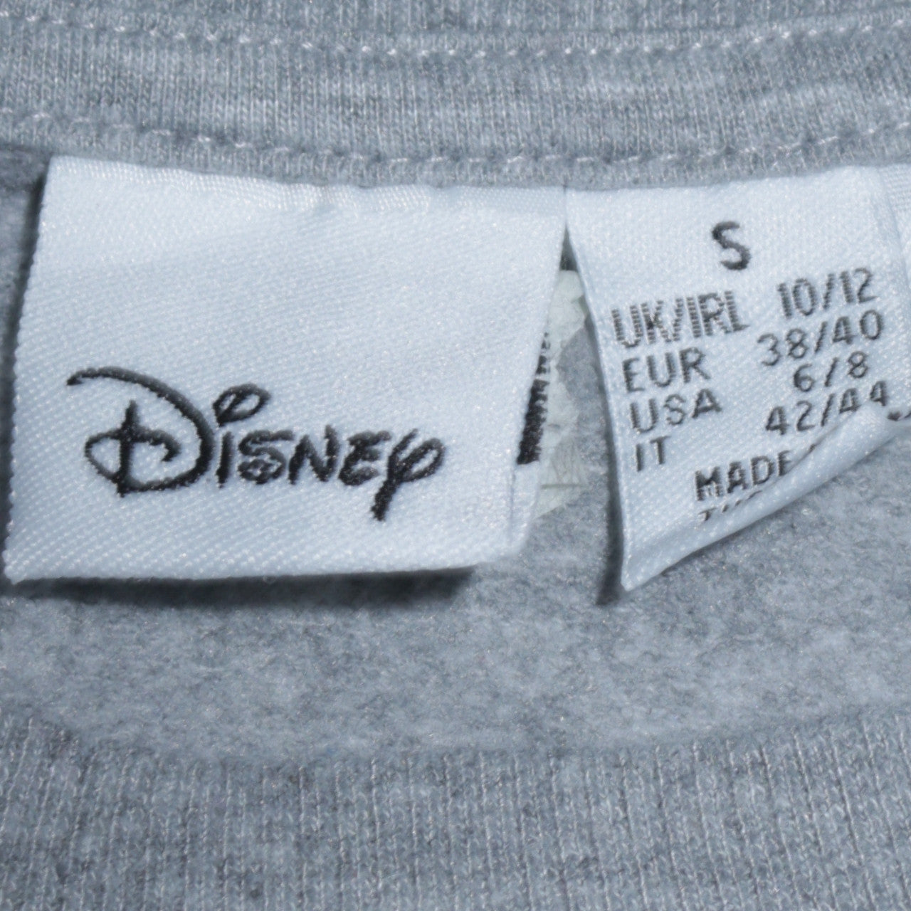 Disney Primark Women Grey Eeyore Sweatshirt UK 10/12 Small