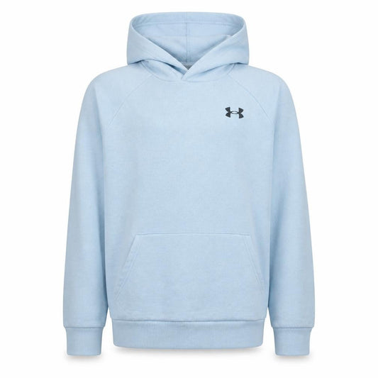 Under Armour Boys Blue Pullover Hoodie YLG ColdGear Fleece Sweatshirt