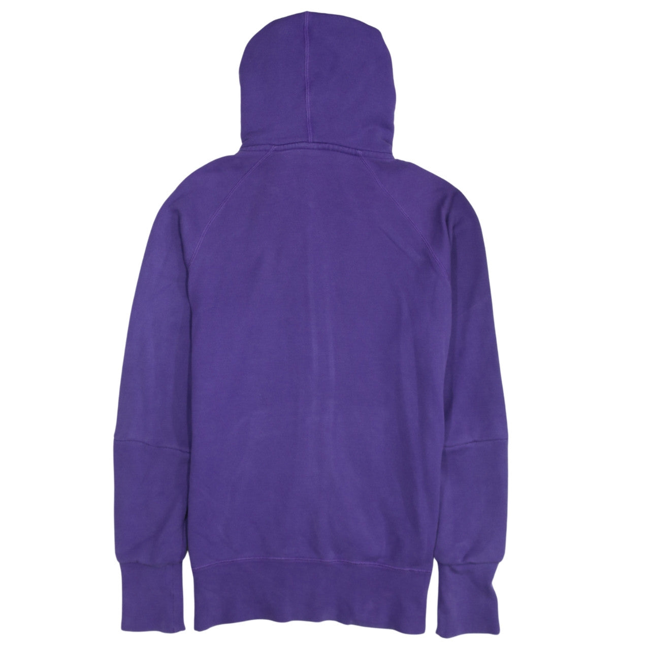 Nike Womens Purple Full Zip Hoodie Sweatshirt UK 12/14 M Sportswear