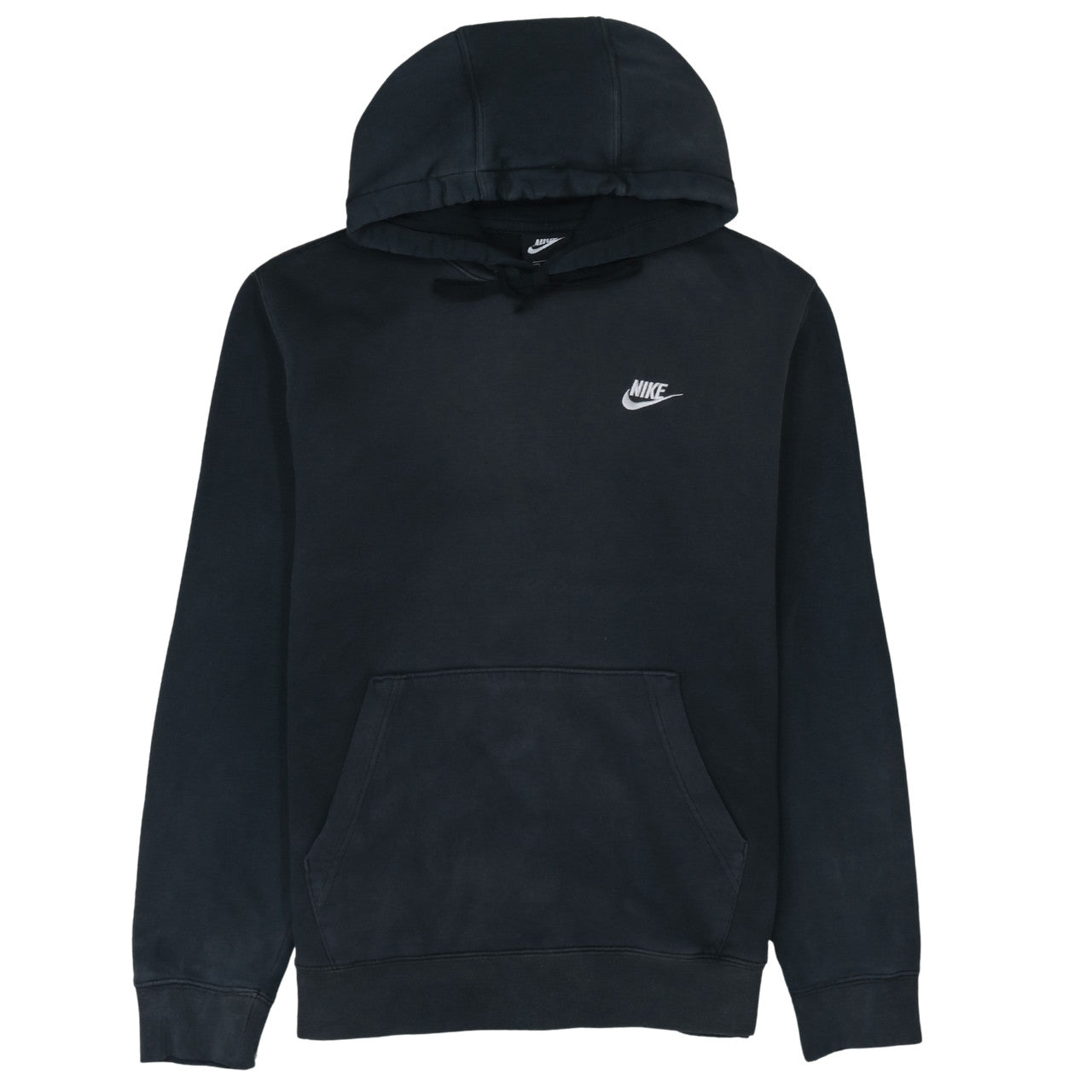 Nike Men's Black Pullover Hoodie Size M Classic Fleece Sweatshirt