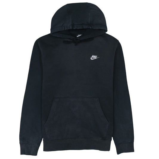 Nike Men's Black Pullover Hoodie Size M Classic Fleece Sweatshirt