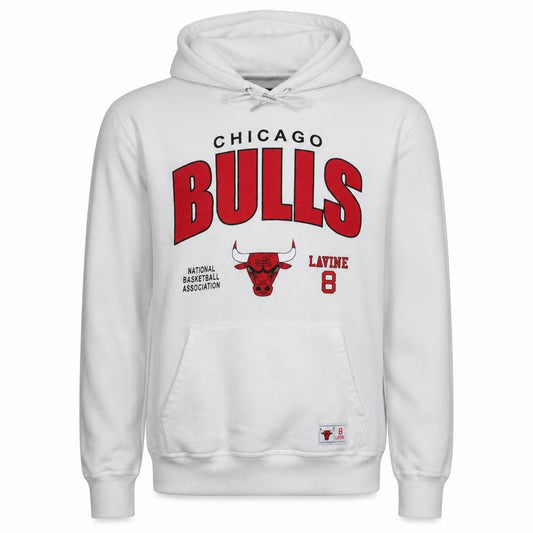 NBA Chicago Bulls LaVine 8 White Men's Pullover Hoodie M