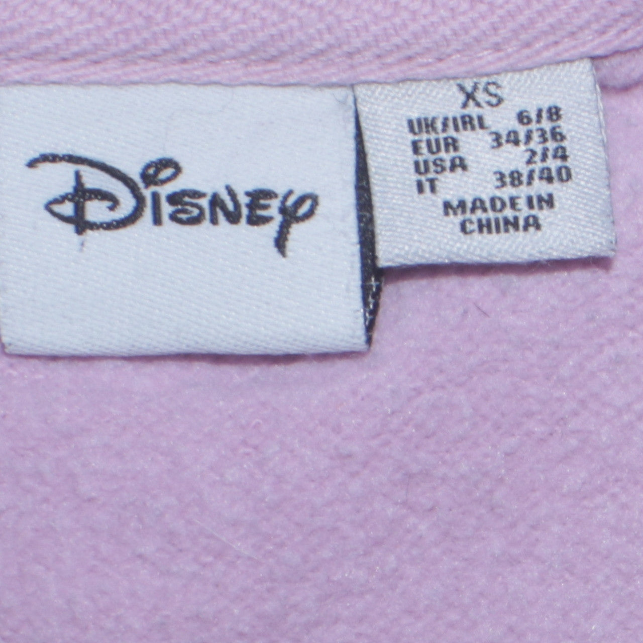 Disney Women Pink Minnie Mouse Graphic Crew Neck Sweatshirt XS