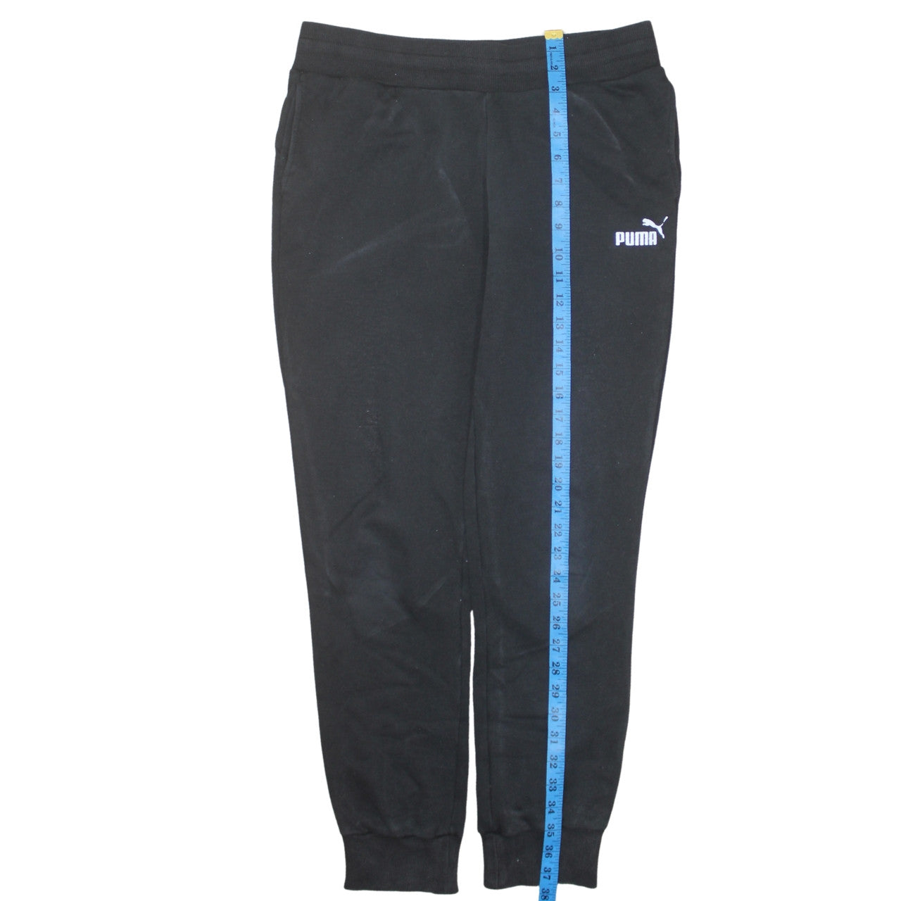 Puma Womens Black Jogger Sweatpants M Regular Fit Fleece