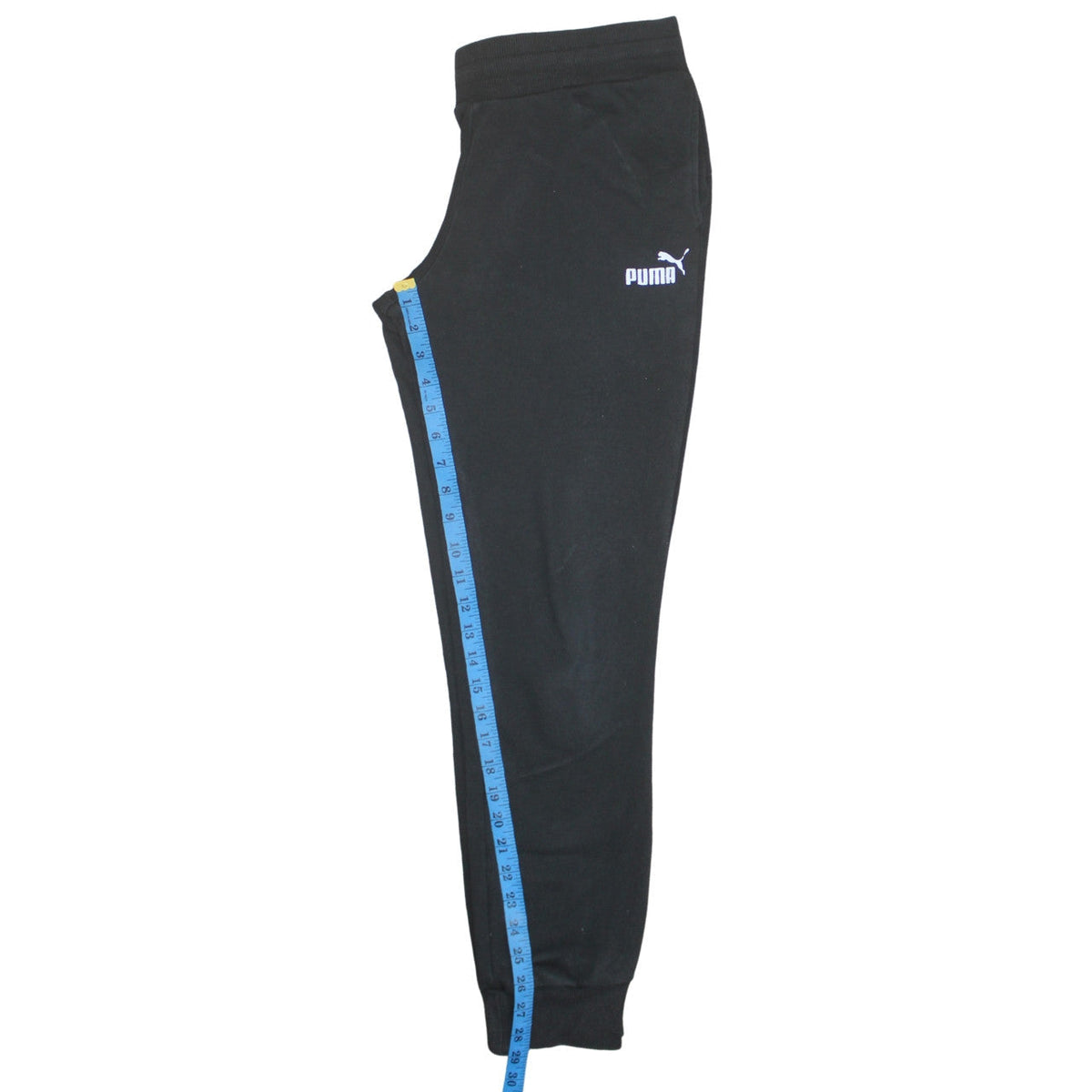 Puma Womens Black Jogger Sweatpants M Regular Fit Fleece