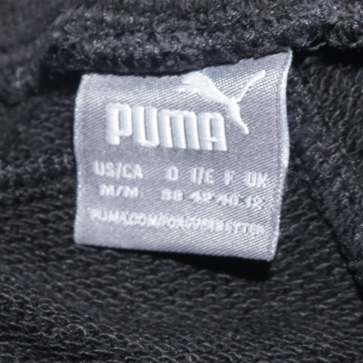 Puma Womens Black Jogger Sweatpants M Regular Fit Fleece