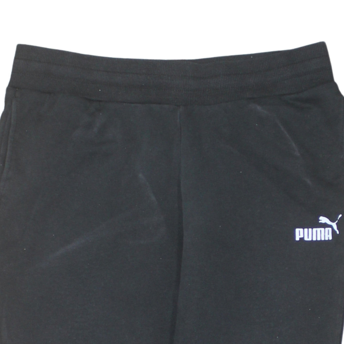 Puma Womens Black Jogger Sweatpants M Regular Fit Fleece